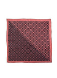 Chokore Black color silk tie & Indian at Heart design Marsela and Black Silk Pocket Square set