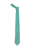 Chokore Dark Sea Green Silk Tie & Light Sea Green Indian Design Pocket Square set