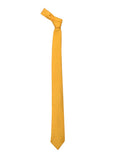 Chokore Yellow color silk tie & Orange & Magenta Silk Pocket Square set