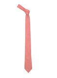 Chokore Rose Pink color silk tie & Grey and Red Silk Pocket Square set