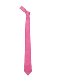 Chokore Magenta color Silk Tie & Magenta & Blue Silk Pocket Square set