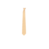 Chokore Beige color silk tie & Two-in-one Beige & Black Silk Pocket Square from the Solids Line set