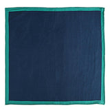 Chokore Blue & Green Pure Silk Pocket Square-m