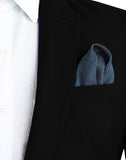 Chokore Blue & Green Pure Silk Pocket Square-m