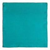 Chokore Enamel Blue Pure Silk Pocket Square, from the Solids Line