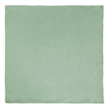 Chokore Lichen Green Pure Silk Pocket Square, from the Solids Line