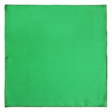 Chokore Vibrant Green Silk Pocket Square, from the Solids Line