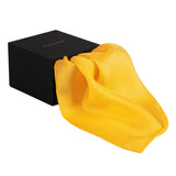 Chokore Marigold Pure Silk Pocket Square, from the Solids Line