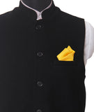 Chokore Marigold Pure Silk Pocket Square, from the Solids Line