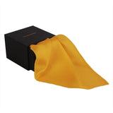 Chokore Butterscotch Colour Pure Silk Pocket Square, from the Solids Line