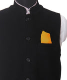 Chokore Butterscotch Colour Pure Silk Pocket Square, from the Solids Line