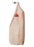 Chokore Saffron Pure Silk Pocket Square, from the Solids Line