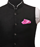 Chokore Pink Silk Pocket square for Men