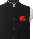 Chokore Terracotta Colour Pure Silk Pocket Square, from the Solids Line