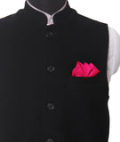 Chokore Teaberry Pure Silk Pocket Square, from the Solids Line