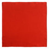 Chokore Fiery Red Silk Pocket Square, from the Solids Line