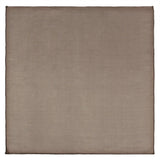 Chokore Matt Silver Pure Silk Pocket Square