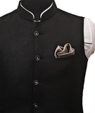 Chokore Matt Silver Pure Silk Pocket Square