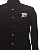 Chokore Matt Silver Pure Silk Pocket Square