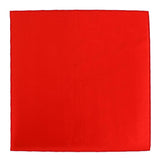 Chokore Red Pocket Square - the Solids line