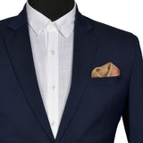 Chokore 2-in-1 Beige & Marsela Silk Pocket Square from the Solids Line