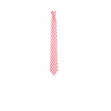 Chokore Pink & White Silk Tie - Indian at Heart line