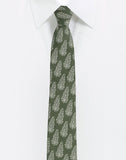 Chokore Grey & White Silk Tie - Indian at Heart line