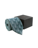 Chokore Blue & White Silk Tie - Indian at Heart line