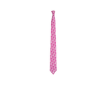 Chokore Fuschia & White Silk Tie - Indian at Heart line