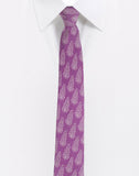 Chokore Purple & Grey Silk Tie - Indian at Heart line