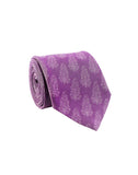 Chokore Purple & Grey Silk Tie - Indian at Heart line