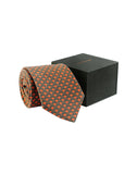 Chokore Grey & Red Silk Tie - Indian at Heart line