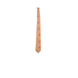 Chokore Fuschia & Orange Silk Tie - Indian at Heart line
