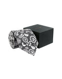 Chokore Black & Grey Silk Tie - Indian at Heart line