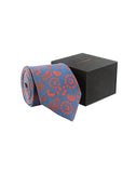 Chokore Red & Blue Silk Tie - Indian at Heart line