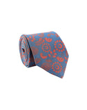 Chokore Red & Blue Silk Tie - Indian at Heart line