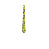 Chokore Lemon Green & Blue Silk Tie - Indian at Heart line