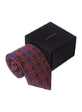 Chokore Red & Blue Silk Tie - Indian At Heart range