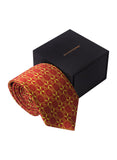 Chokore Red & Yellow Silk Tie - Indian At Heart range