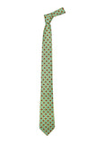 Chokore Light Green & Yellow Silk Tie - Indian At Heart range