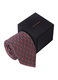 Chokore Grey & Magenta Silk Tie - Indian At Heart range
