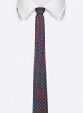 Chokore Blue & Red Floral Silk Tie  - Indian At Heart range