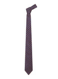 Chokore Blue & Red Floral Silk Tie  - Indian At Heart range