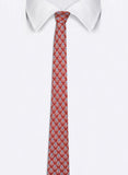 Chokore Red & White Silk Tie - Indian at Heart range