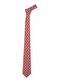Chokore Red & White Silk Tie - Indian at Heart range
