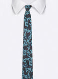 Chokore Light & Dark Blue Silk Tie - Indian At Heart range