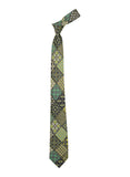 Chokore Yellow & Light Green Silk Tie  - Indian At Heart range