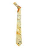 Chokore Rust & Brown Silk Tie - Marble line