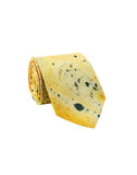 Chokore Rust & Brown Silk Tie - Marble line