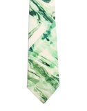 Chokore Shades of Green Silk Tie - Marble line